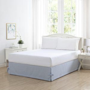 Laura Ashley Hedy Gingham Tailored Bed Skirt