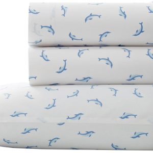 Poppy & Fritz Dolphin Print Sheet Set