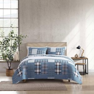 Eddie Bauer Hawthorne Plaid Quilt & Sham Set