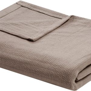 Madison Park Freshspun Basketweave Blanket