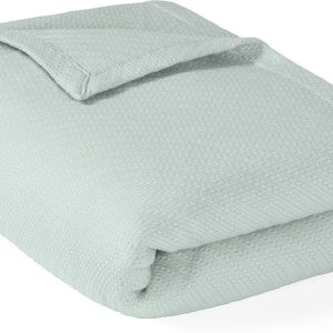 Madison Park Solid Liquid Cotton Blanket