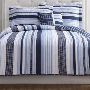 My World Kids Mason Stripe Quilt Set