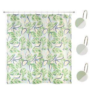 Nicole Miller Tropiluxe 13 Pc. Shower Curtain & Hook Set