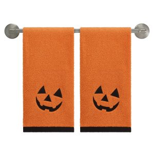 Avanti Jack-O-Lantern Halloween Hand Towels Set of 2