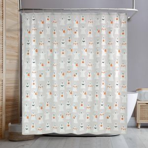 Avanti Ghost Boo Halloween Shower Curtain