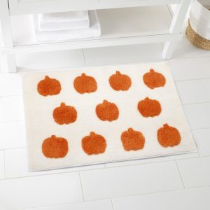 Avanti Allover Pumpkins Halloween Bath Rug