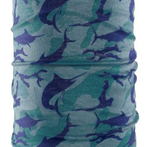 Flying Fisherman Mens Marlin Camo Sunbandit Face Mask