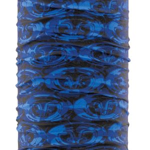 Flying Fisherman Mens Black & Blue Sunbandit Face Mask