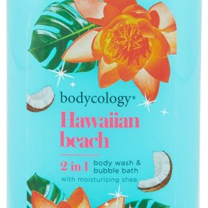Bodycology Hawaiian Beach 2 in 1 Body Wash, 16 Oz.