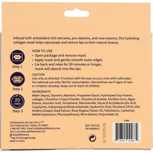 SpaLife 6 Pk Hydrating Collagen Lip Masks