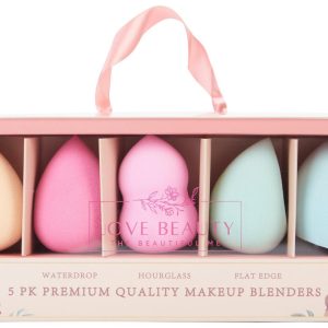 Love Beauty 5 Pc Premium Makeup Blenders Spong Set
