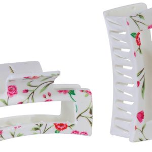 Bay Studio 2 Pk Rose Claw Clip Set