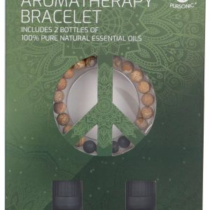 Pursonic Natural Aromatherapy Bracelet & Essential Oils Set