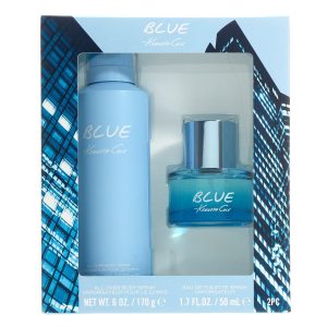 Kenneth Cole Mens 2 Pc Blue Cologne Gift Set
