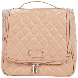 Joan + David Solid Quilted Toiletry Bag