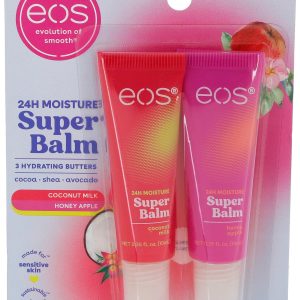 EOS 2 Pk Coconut Milk & Honey Apple Super Balm