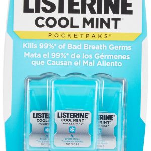 Listerine 72-Pc. Cool Mint Pocketpaks Breath Strips