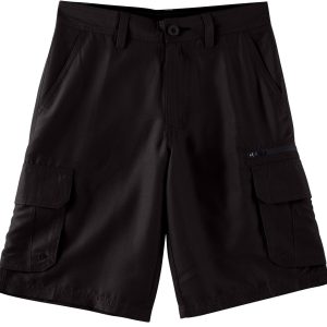 Burnside Big Boys Contrast Zip Traveler Cargo Shorts