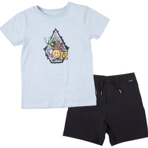 Volcom Little Boys 2 Pc Shorts Set