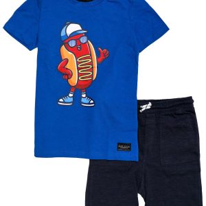 Silver Jeans Boys 2 Pc Short Set