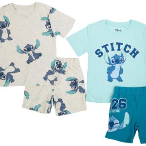 Stitch Little Boys 4 Pc Shorts Set