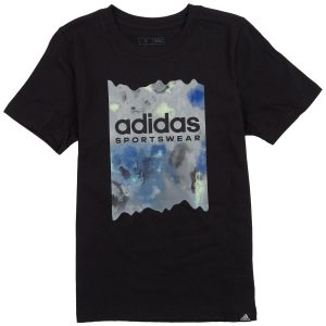 Adidas Big Boys Logo Graphic T-Shirt
