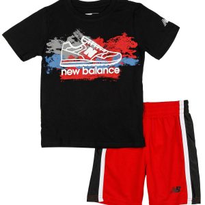 New Balance Little Boys 2 Pc Shorts Set