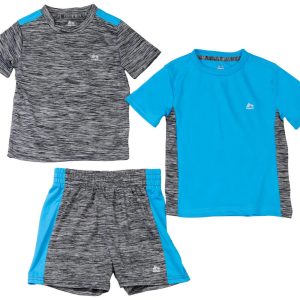 RBX Little Boys Active 3 Pc Short and Shirts Set