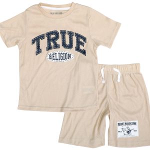 True Religion Little Boys 2 Pc Sleepwear Set