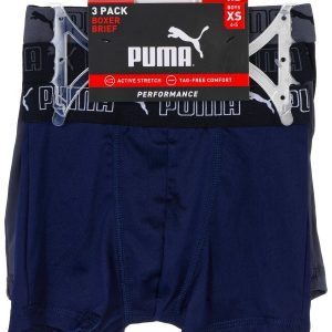 Puma Boys 3 pk Diamond Boxer Briefs