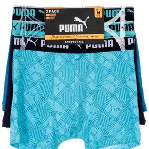 Puma Boys 3 pk Diamond Boxer Briefs