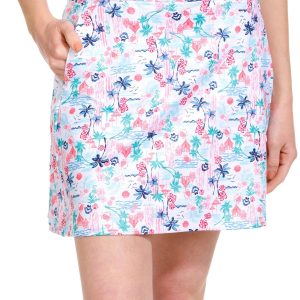 Coral Bay Golf Petite 17 in. Print Skort