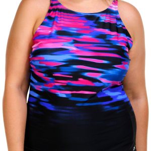 Reebok Plus High Neck Tankini Top