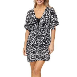 Leilani Womens Zanzibar Short Sleeve Caftan