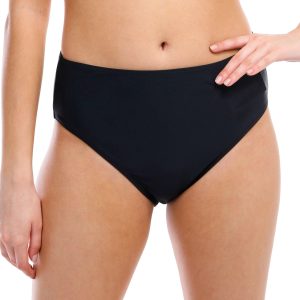 Juniors Solid Hannah High Waist Swim Bottom