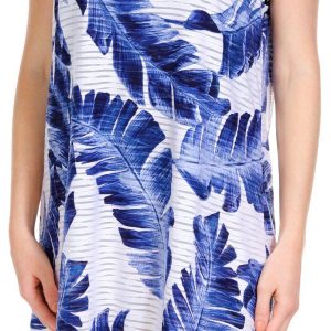 Pacific Beach Womens Sleeveless Burnout Swim Coverup