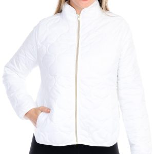 Gottex Womens Quilted Full Front Zip Jacket