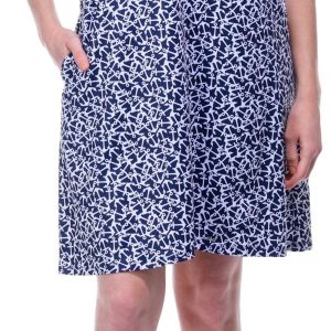 Coral Bay Golf Womens Golf 1/4 Zip Sleeveless Pocket Dress