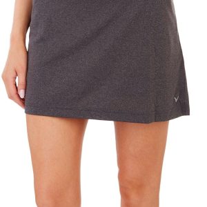 Callaway Womens 16 in. Solid Heathered Golf Skort