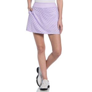 PGA TOUR Womens 16 in. Wave Stripe Skort