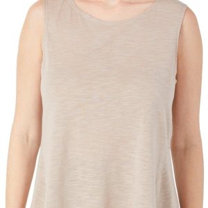 Apana Womens Active Composure Back Slit Tank Top