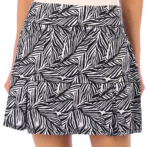 Reel Legends Womens Reel Tec Palm Leaves Skort