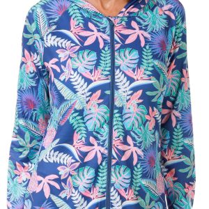 Reel Legends Womens Long Sleeve Print Hooded Sweatshirt