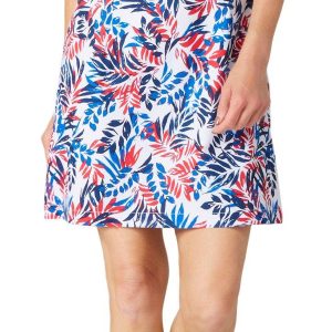 Reel Legends Womens Sleeveless Mariner Print Dress