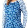 Reel Legends Womens Reel-Tec Print Long Sleeve Top
