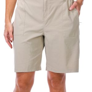 Reel Legends Womens 9 in Solid Amplitude Zip Pocket Shorts