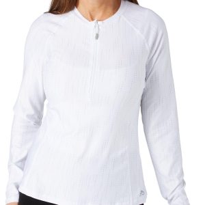 Mountain & Isles Womens Active Printed 1/4 Zip Top