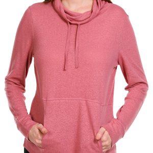 Reel Legends Womens Active Long Sleeve Cowl Top