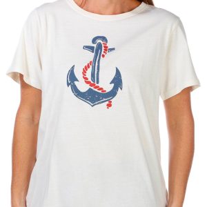 C&C California Womens Kris Vintage Anchor Tee
