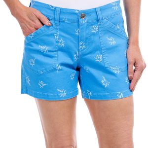 Supplies by UnionBay Womens Alix Palm Print Twill Shorts